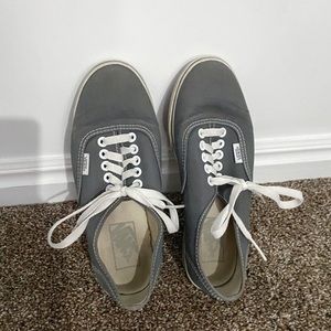 Women’s gray vans